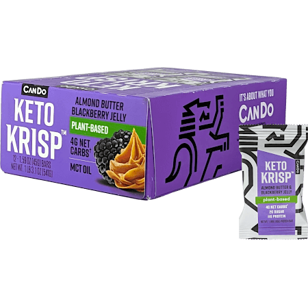 Plant-based, Keto Bar - Almond Butter and Blackberry Jelly
